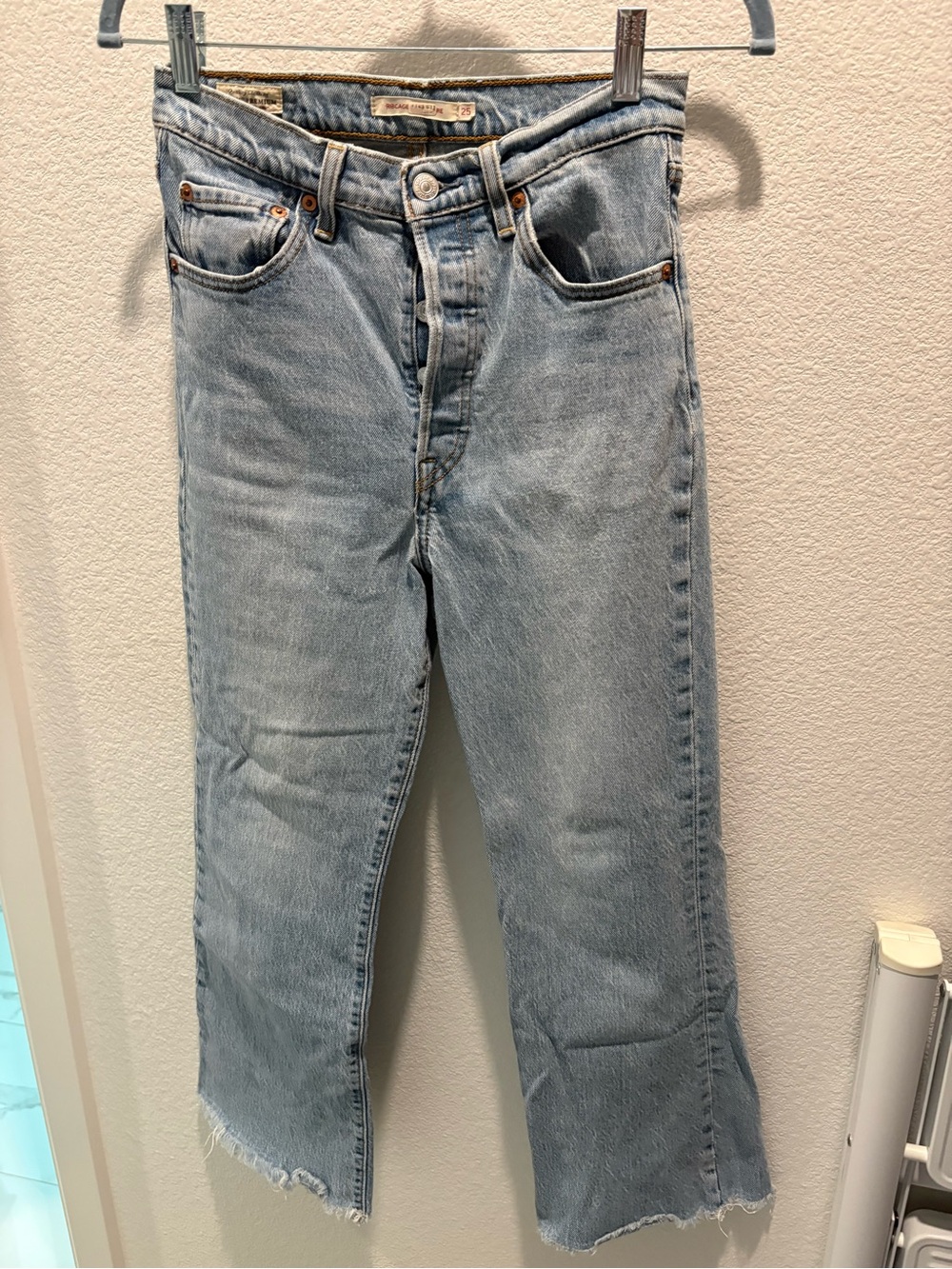 Levi's Light Blue Wide Leg Jeans